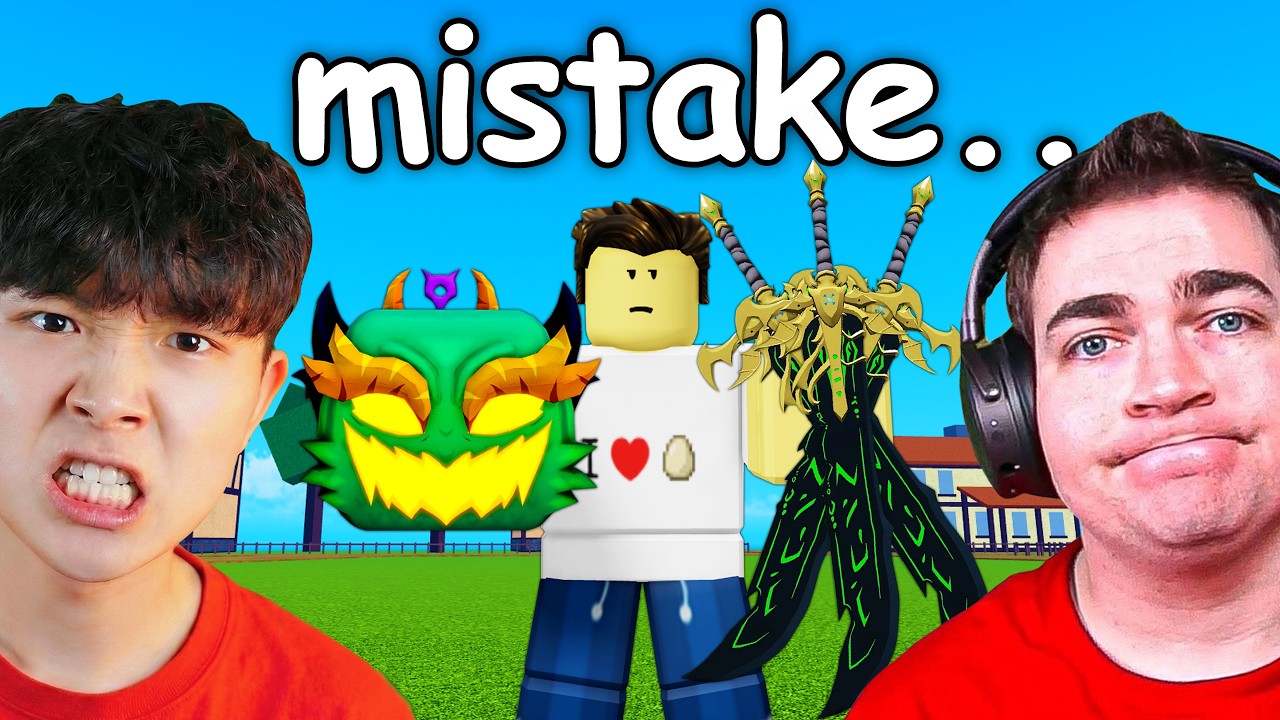 I Forced Steak to Play Blox Fruits on Stream