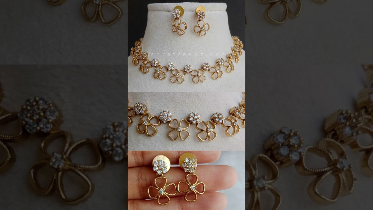 🌸 Modern Imitation Flower – Middle Stone Design ✨ shretrendz.com 