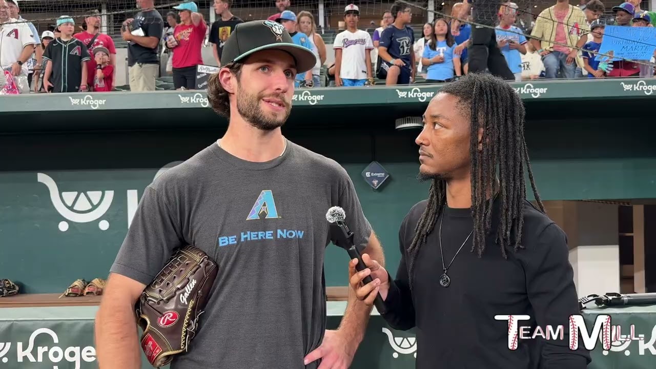Zac Gallen opens up about his 2025 struggles and facing his former longtime teammate Merrill Kelly