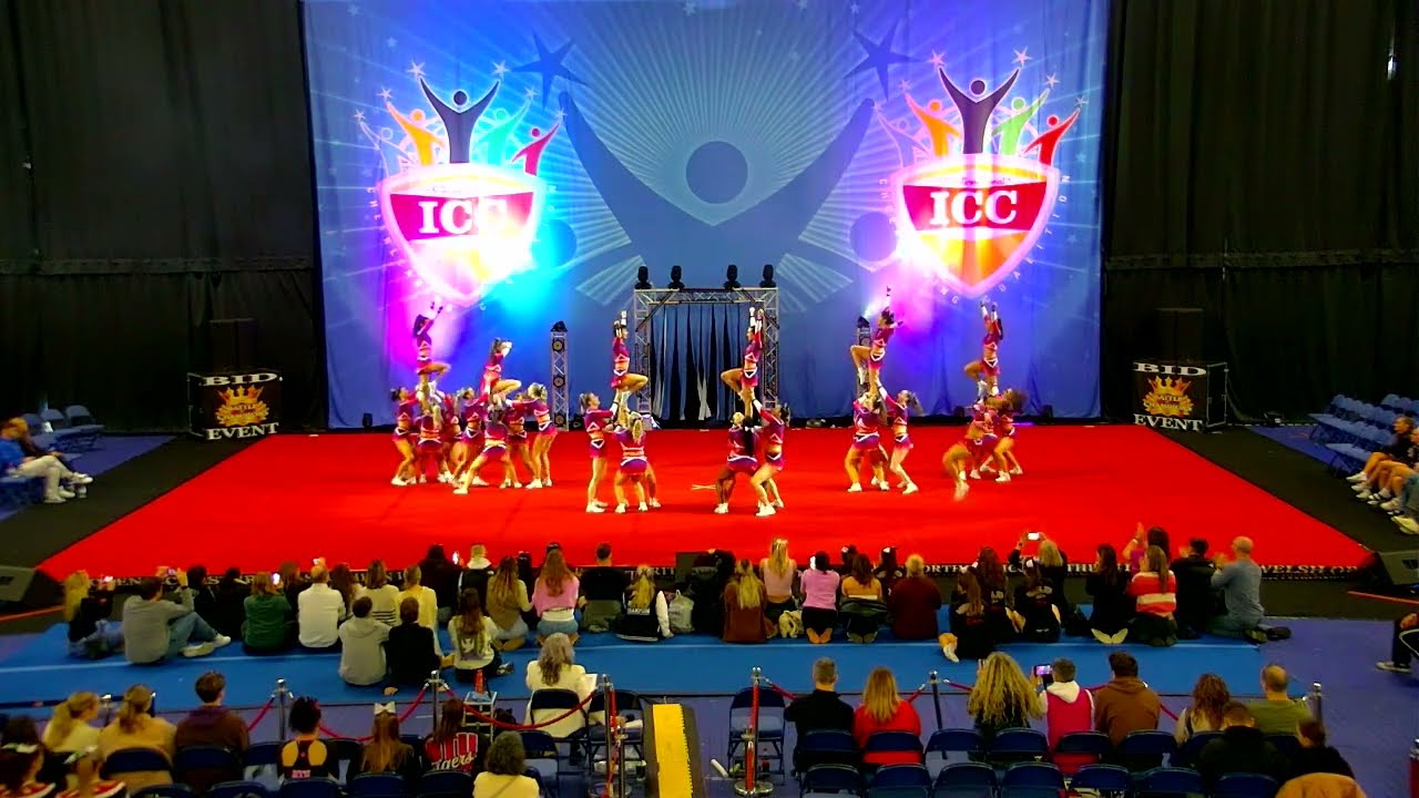 543 Loughborough Students Cheerleading Level 3 B 27 University All Girl L3 LRG