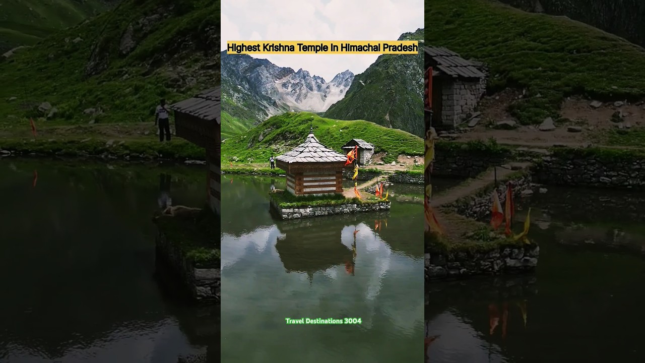 Highest Krishna Temple In Himachal Pradesh | #shrikrishna #himachalpradesh #radheyradhey