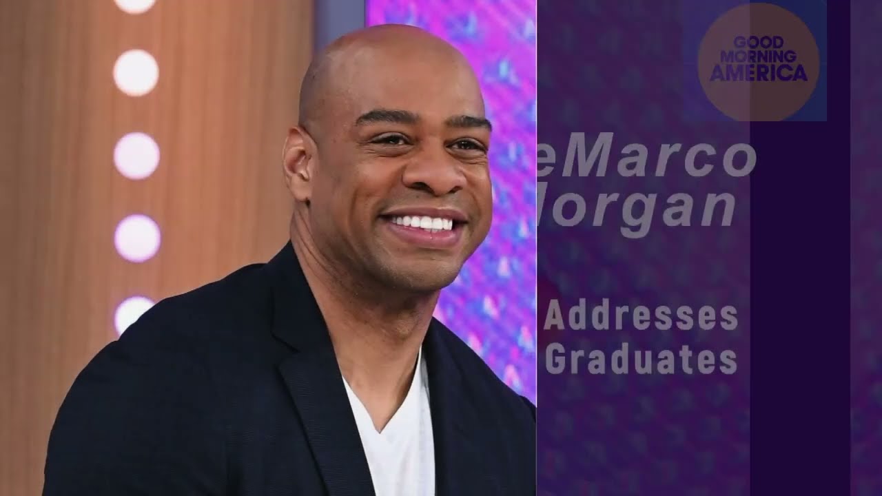 DeMarco Morgan (Good Morning America) Addresses Graduates
