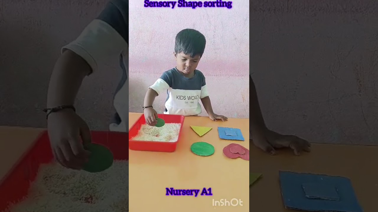Nursery A1..# shapes sorting avtivity