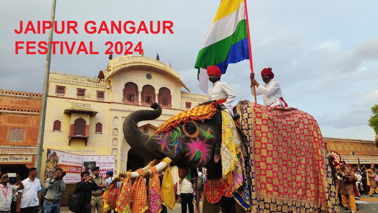 जयपुर की गणगौर 2024 || Jaipur Gangaur LIVE || Gangaur Festival Jaipur 2024