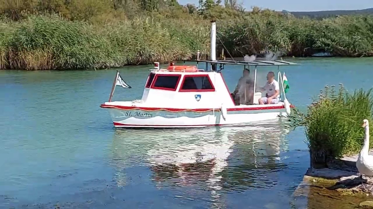 St. Martin gőzcsónak a Balatonon (steamboat)