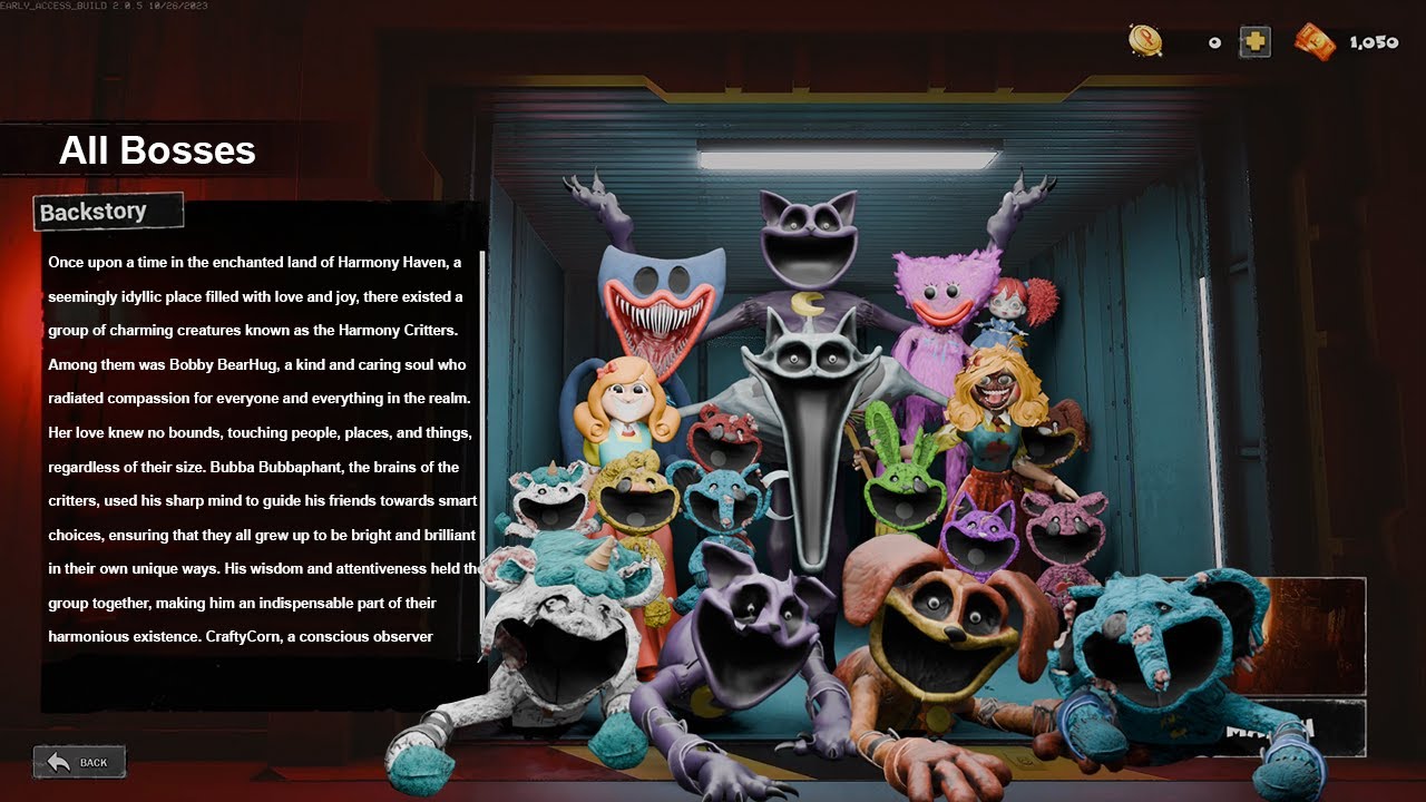 Project: Playtime - Select Menu All New Bosses Poppy Playtime Chapter 3