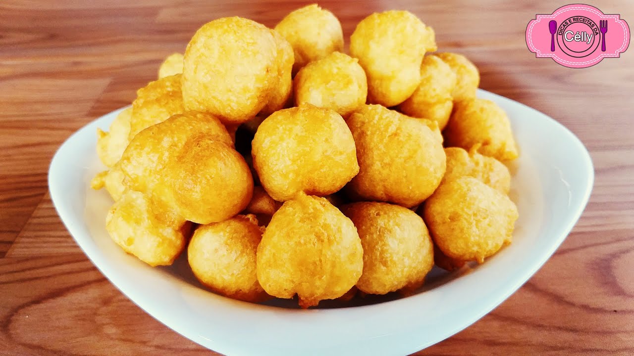 BOLINHO DE CHUVA SALGADO com queijo