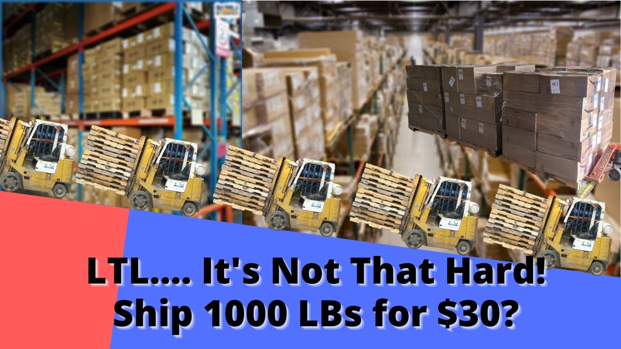 LTL for Amazon FBA?  It's not that hard, and will Save you a Fortune!