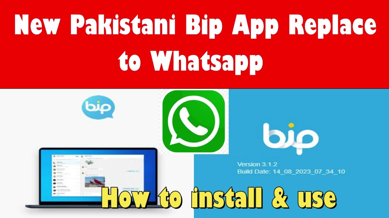 Bip App How to Install & Use Replace by Whatsapp hindi/urdu