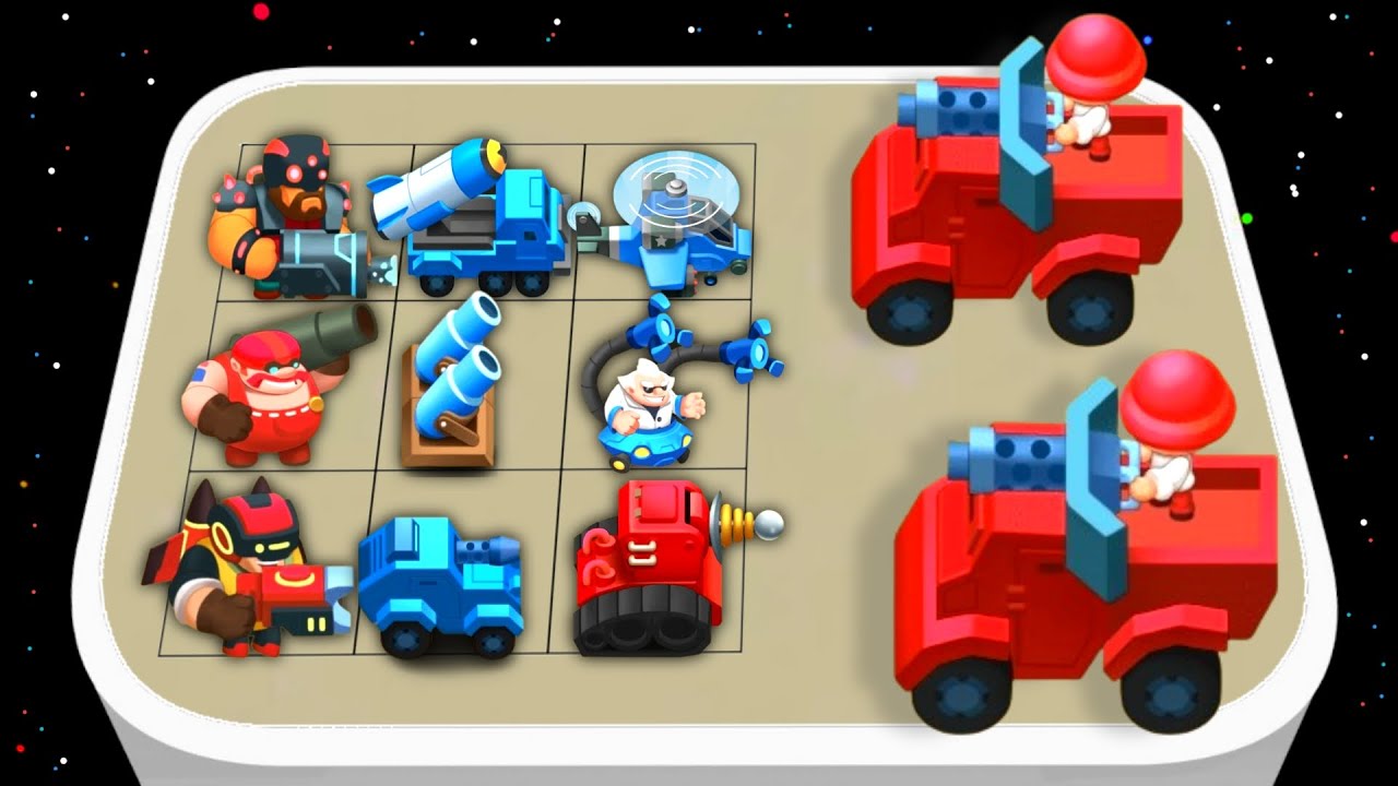 Merg Army World War: Red Vs Blue , Merge Tank Master Gameplay