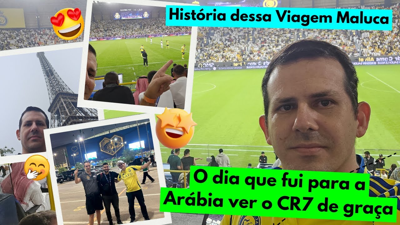 Professor Douglas na Arábia para ver o Cristiano Ronaldo - Relato Completo de uma viagem muito louca