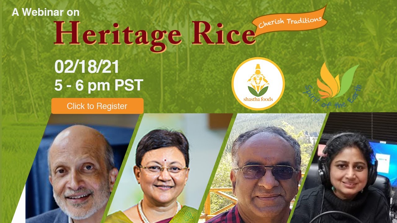 Webinar On Heritage Rice - Full Coverage