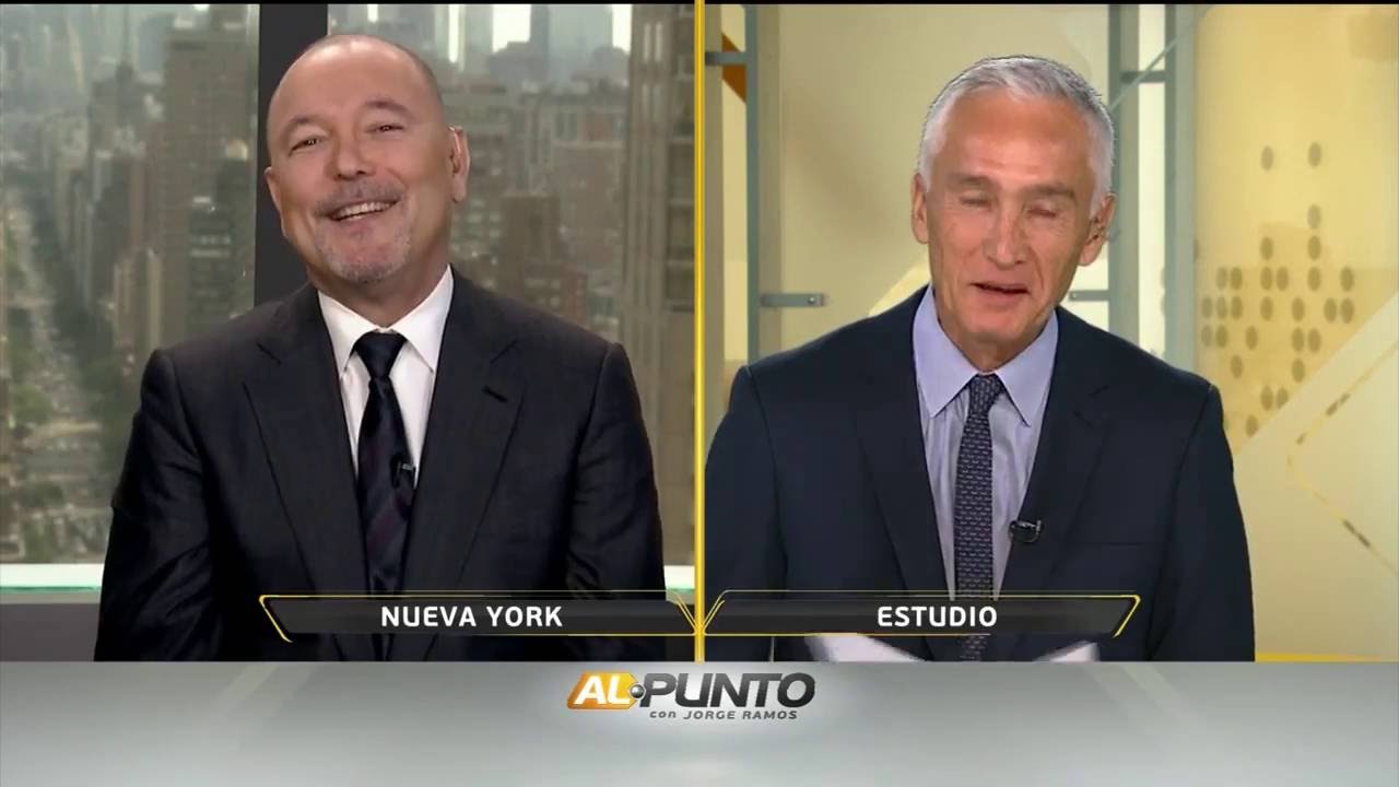 Jorge Ramos y Rubén Blades hablan sobre Hands of Stone
