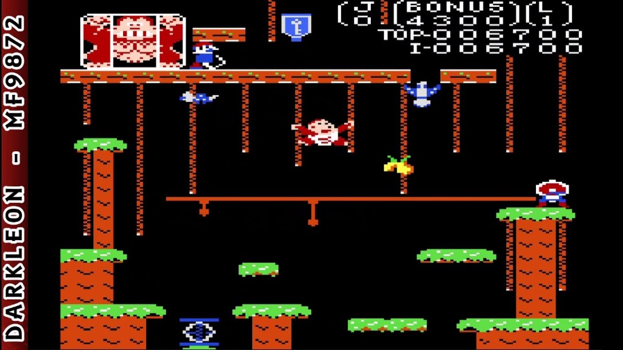 Atari 7800 - Donkey Kong Junior © 1988 Atari Corporation - Gameplay