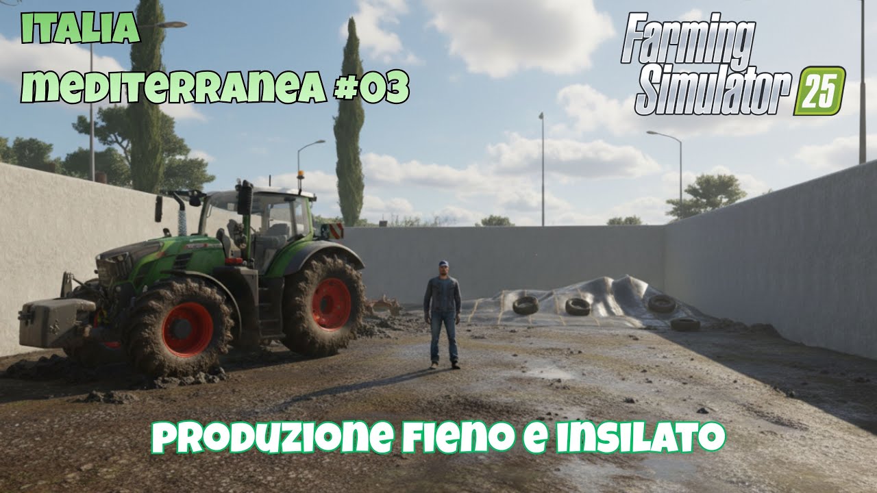 FS25 Italia Mediterranea | TAGLIO ERBA PER FIENO E INSILATO