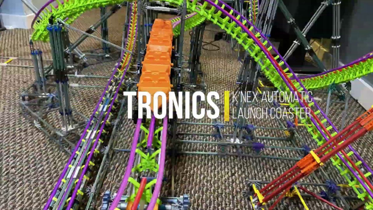 Tronics | K'nex  Automatic Launch Roller Coaster