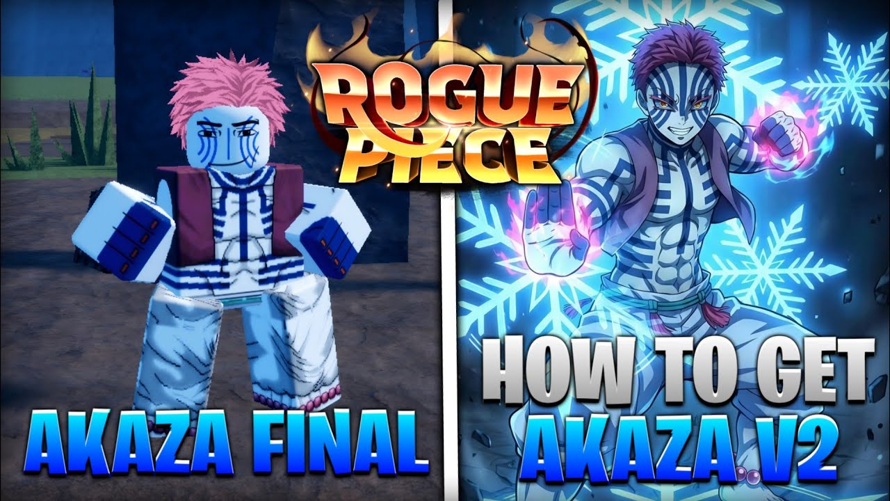 Rogue Piece | AKAZA V2 | Showcase + Tutorial Como Obter Akaza V2 (Akaza Final Form) #roguepiece