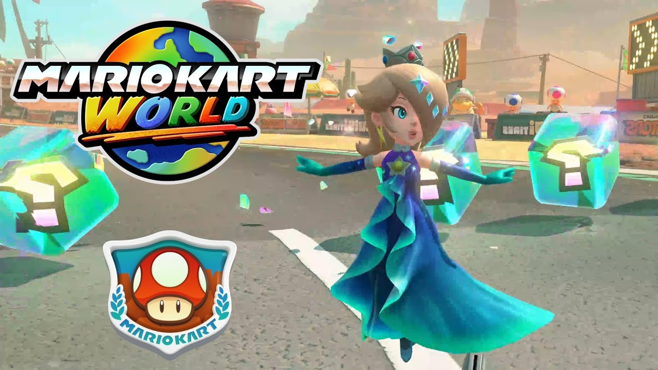 Mushroom Cup Mirror Grand Prix as Rosalina- Mario Kart World (No Commentary)