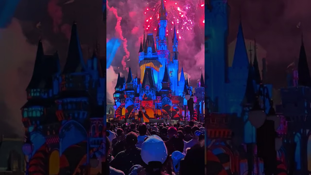 Disney Magic Kingdom fireworks #disney #orlando #magickingdom 