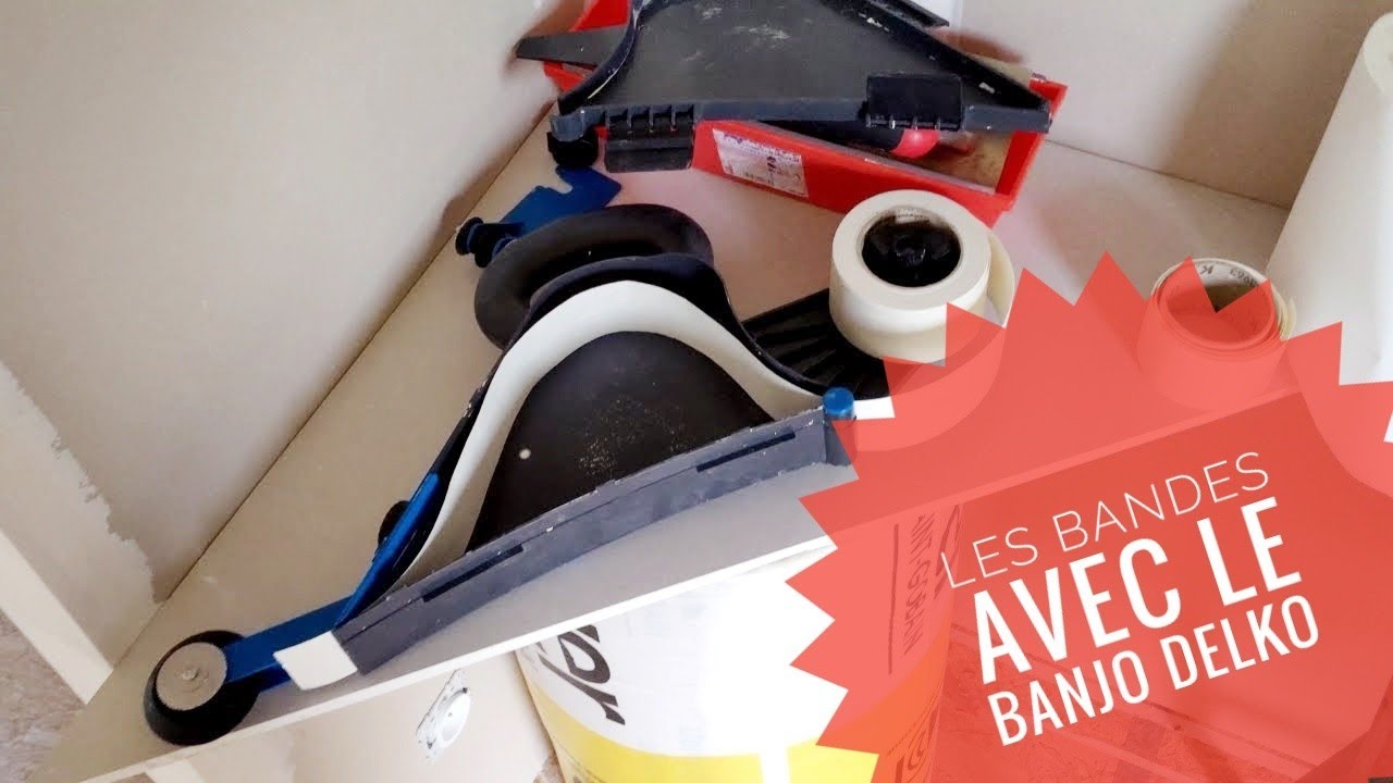 Comment faire des bandes d'angle avec le Banjo DELKO et des échasses de plaquiste