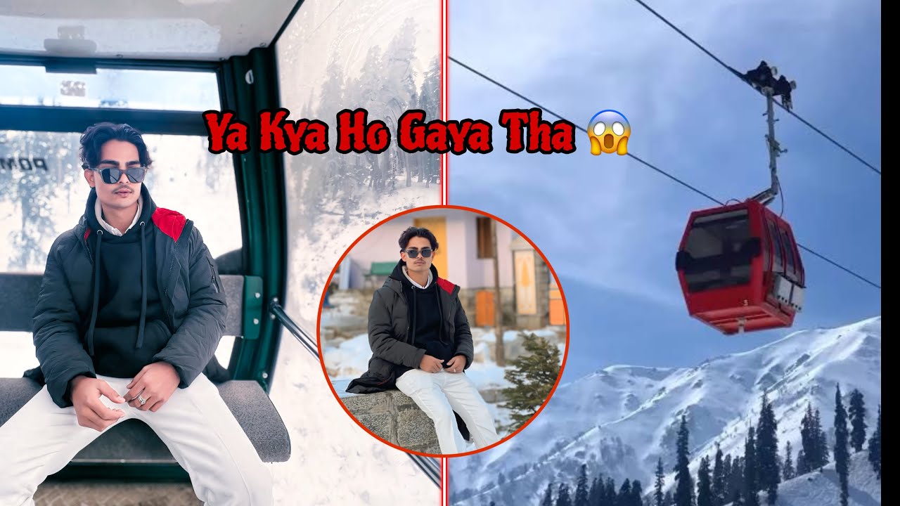 Gondola 🚠 ride  view .Gulmarg .kaahmir || And Ya kya Ho Gaya 😱