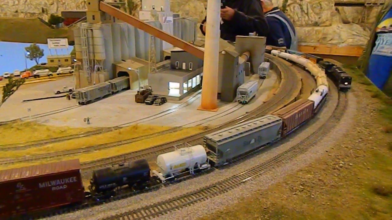 HO scale Cab Forward pulling a train at the CCMRS open house