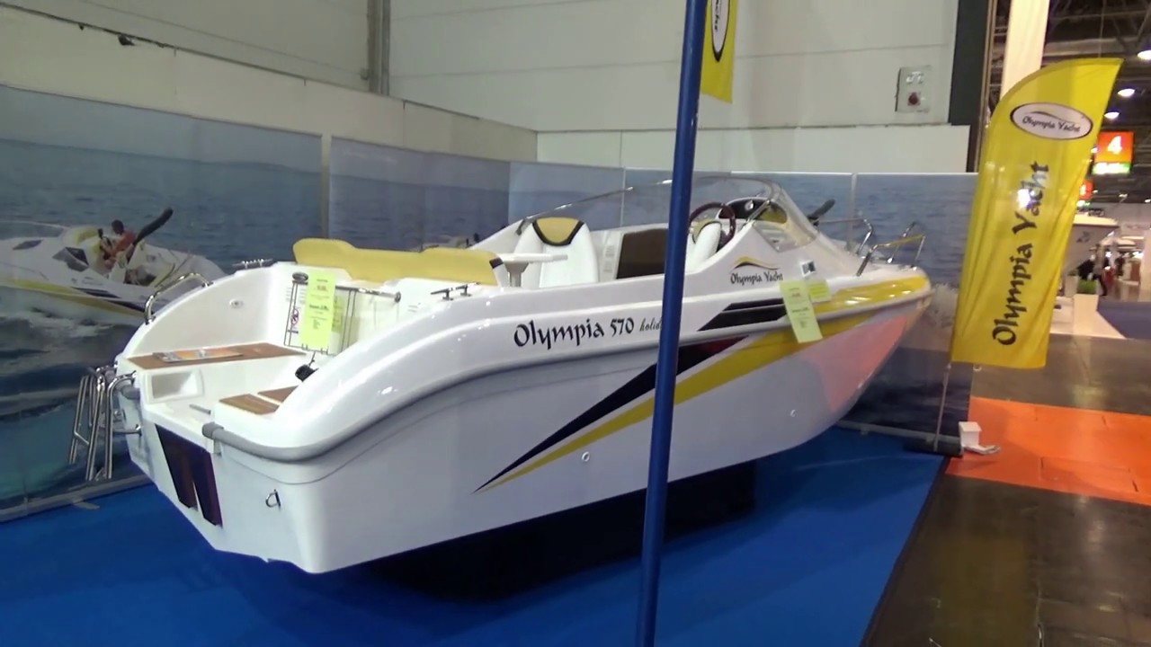 The new OLYMPIA 570 holiday boat 2020