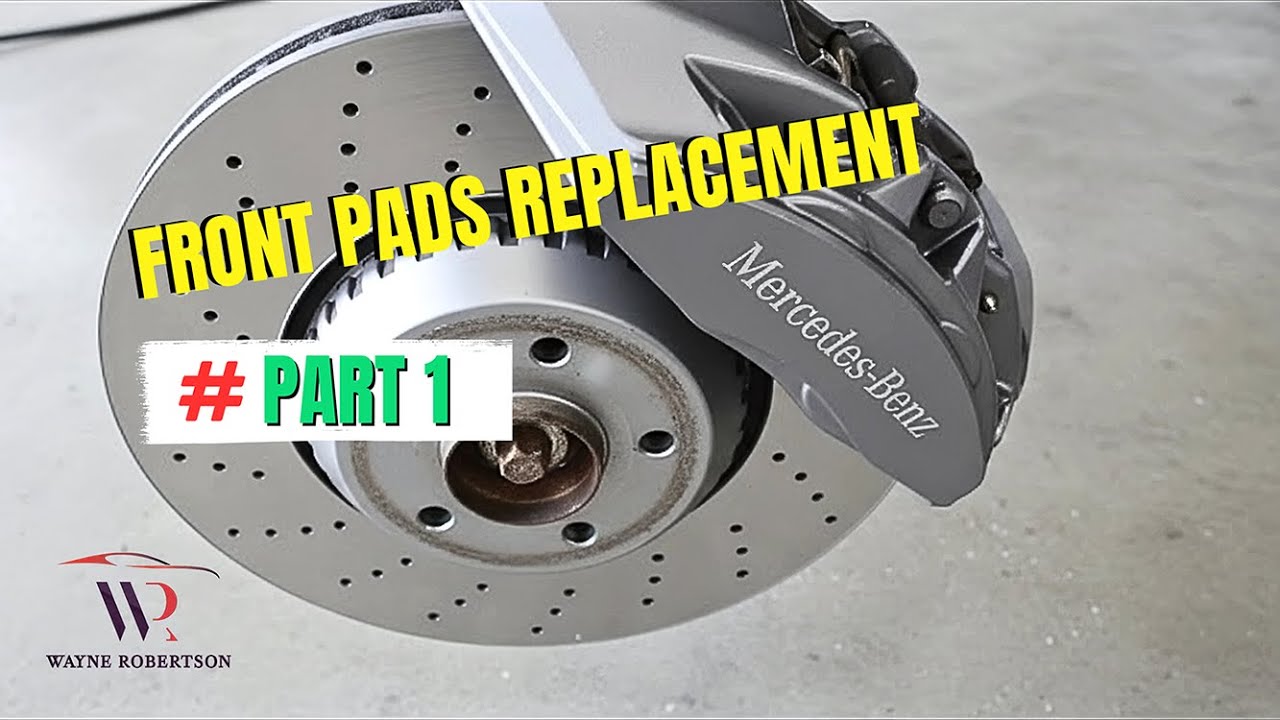 Changing Front Brake pad on a Mercedes Benz S550 : Video Series Part 1 of 2 #W221S550brakes