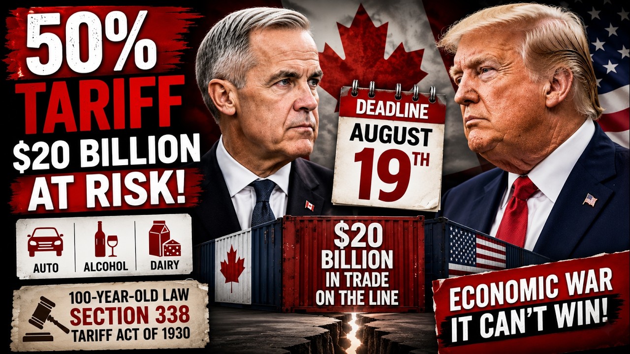 50% Tariff Showdown &mdash; $20 Billion at Risk as August 19 Deadline Nears