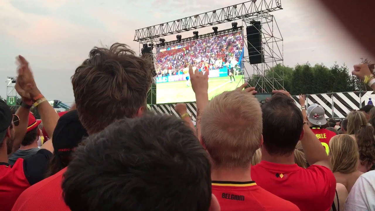 Belgium - Brazil on Rock Werchter festival