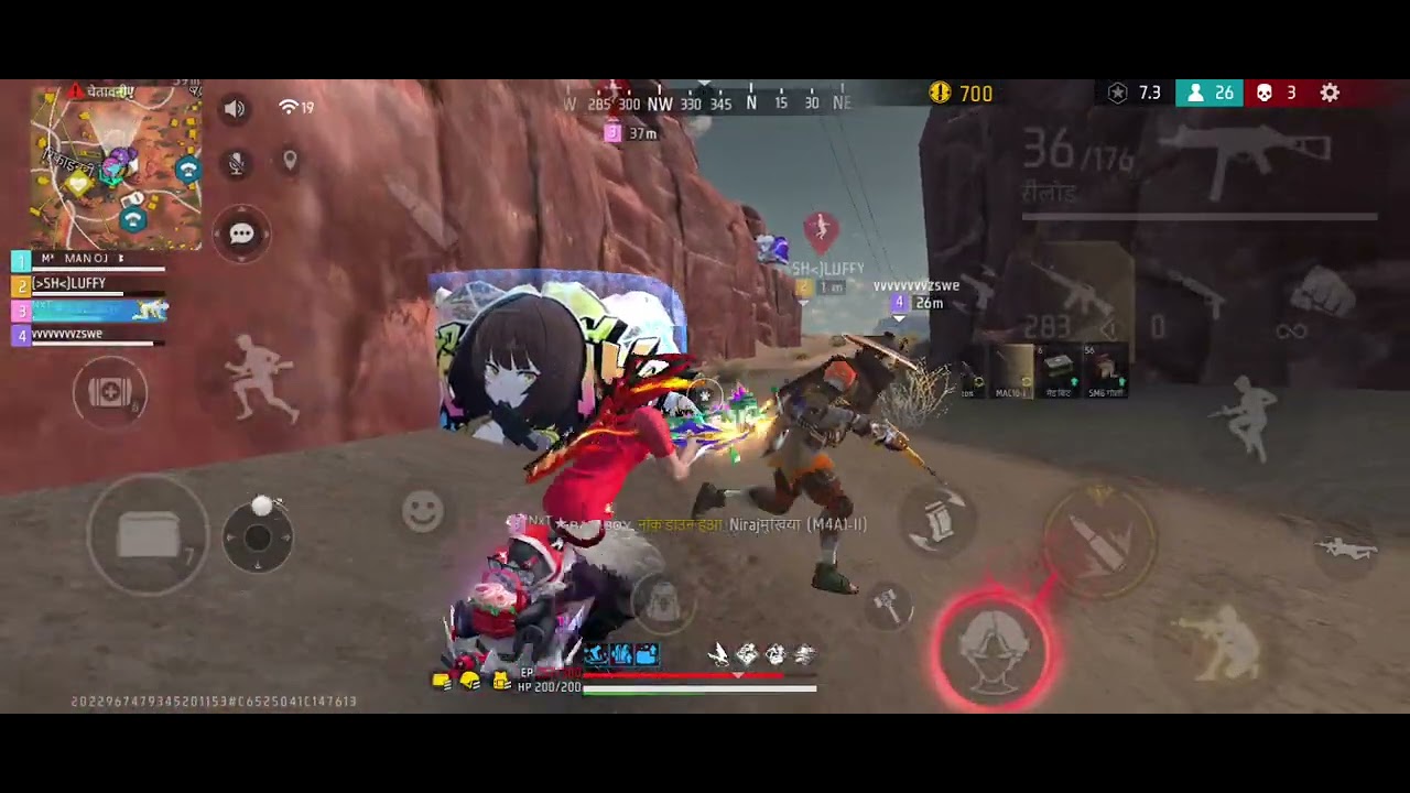 Kalahari mepp ni BR rank 🤣😁 noob gemm play 👋
