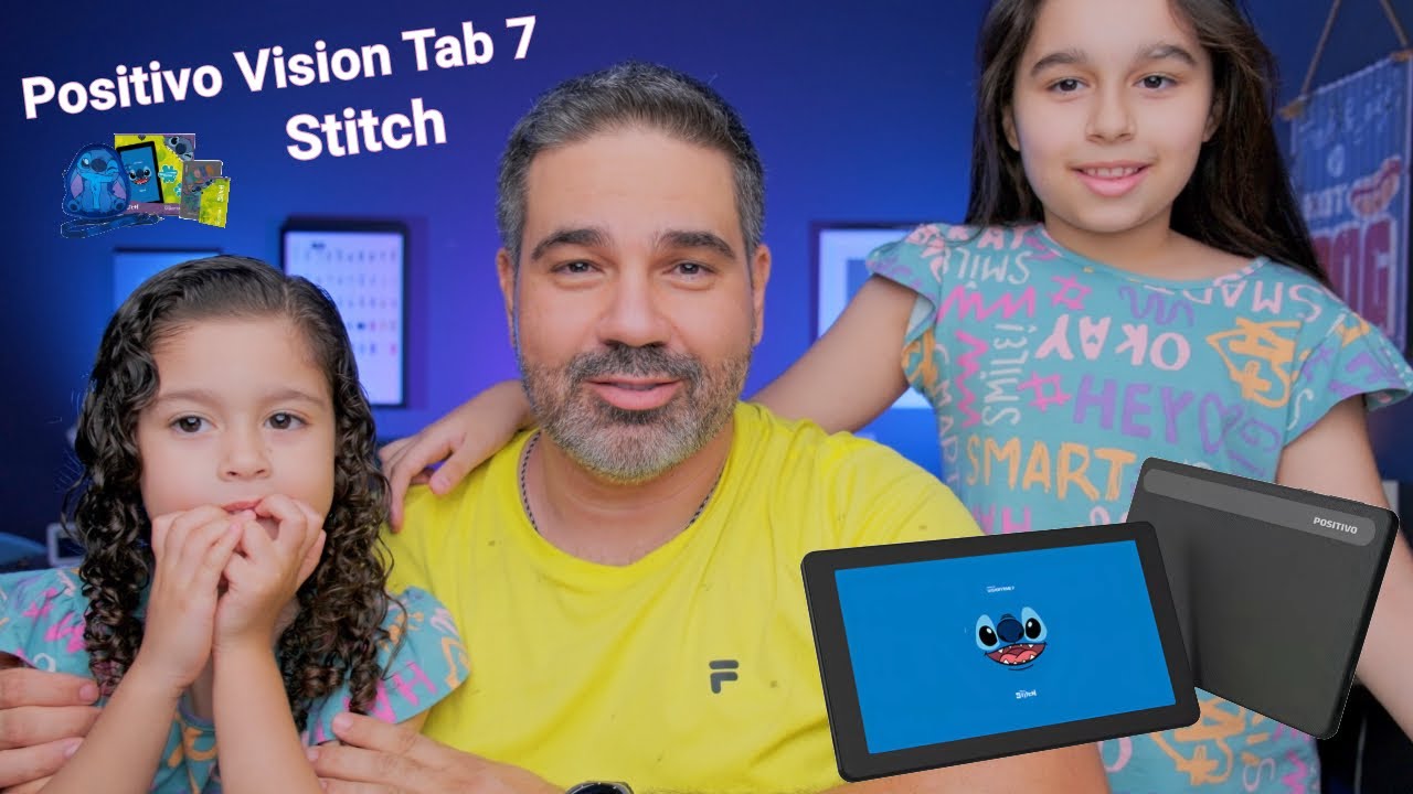 Tablet do Stitch da Disney: Positivo Vision Tab 7- O Tablet infantil Barato