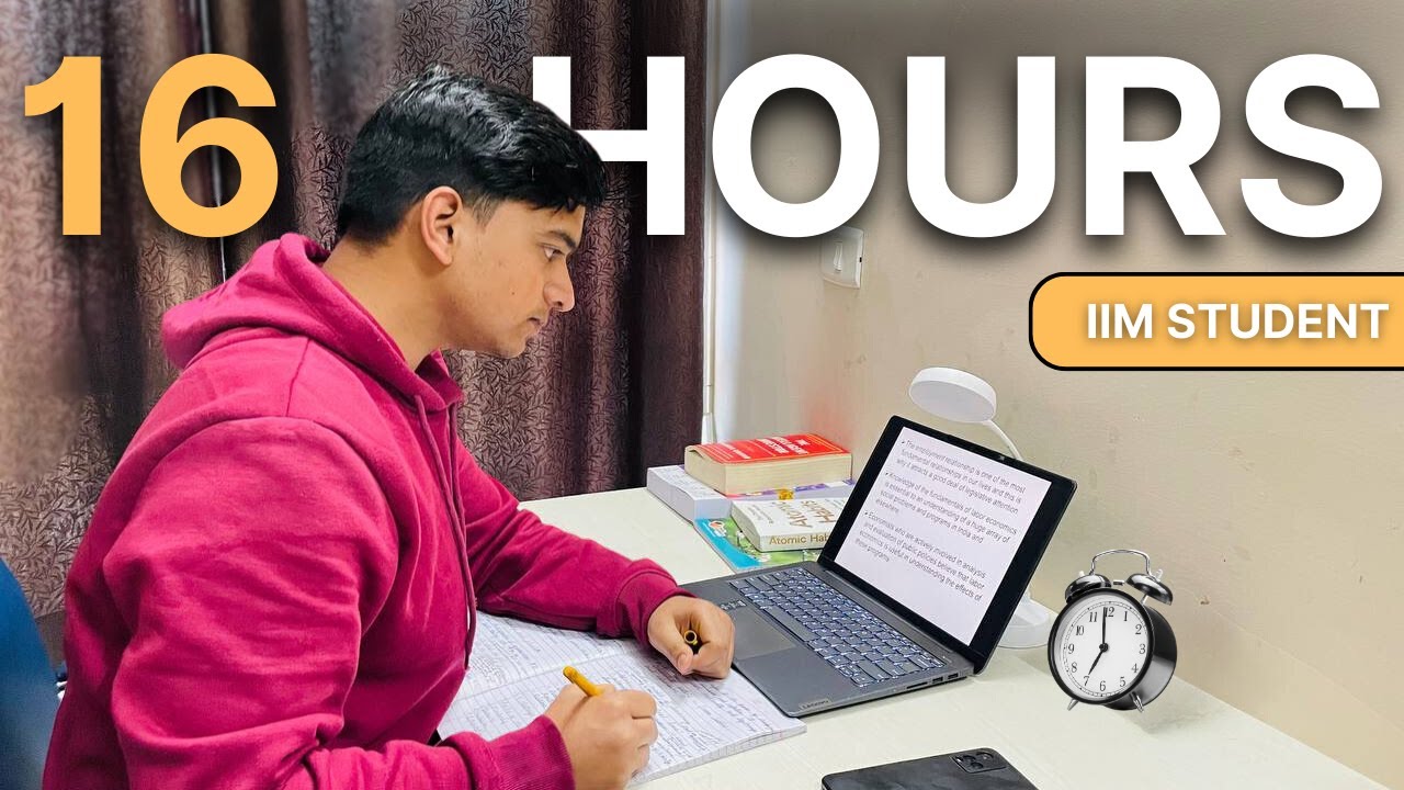 How to study 16 HOURS a Day? 🔥 | IPMAT 2025 | IPMAT 2026