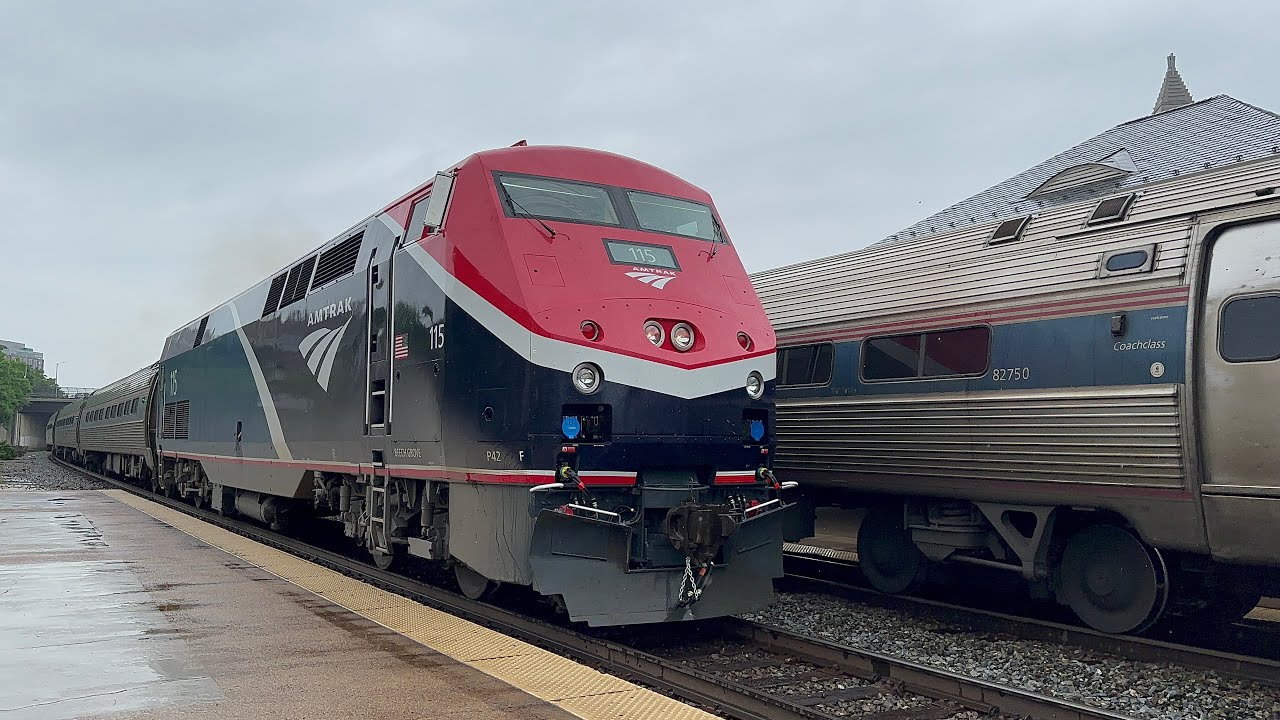 Amtrak & CSX in Alexandria ft. AMTK #301 and Phase VII #115
