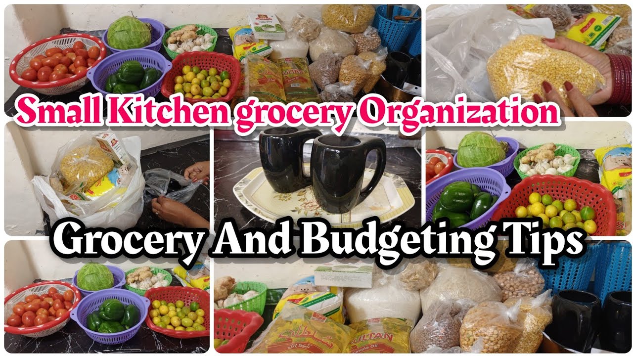 How I Organize Grocery in a Small Non-Modular Kitchen | One Basket Method