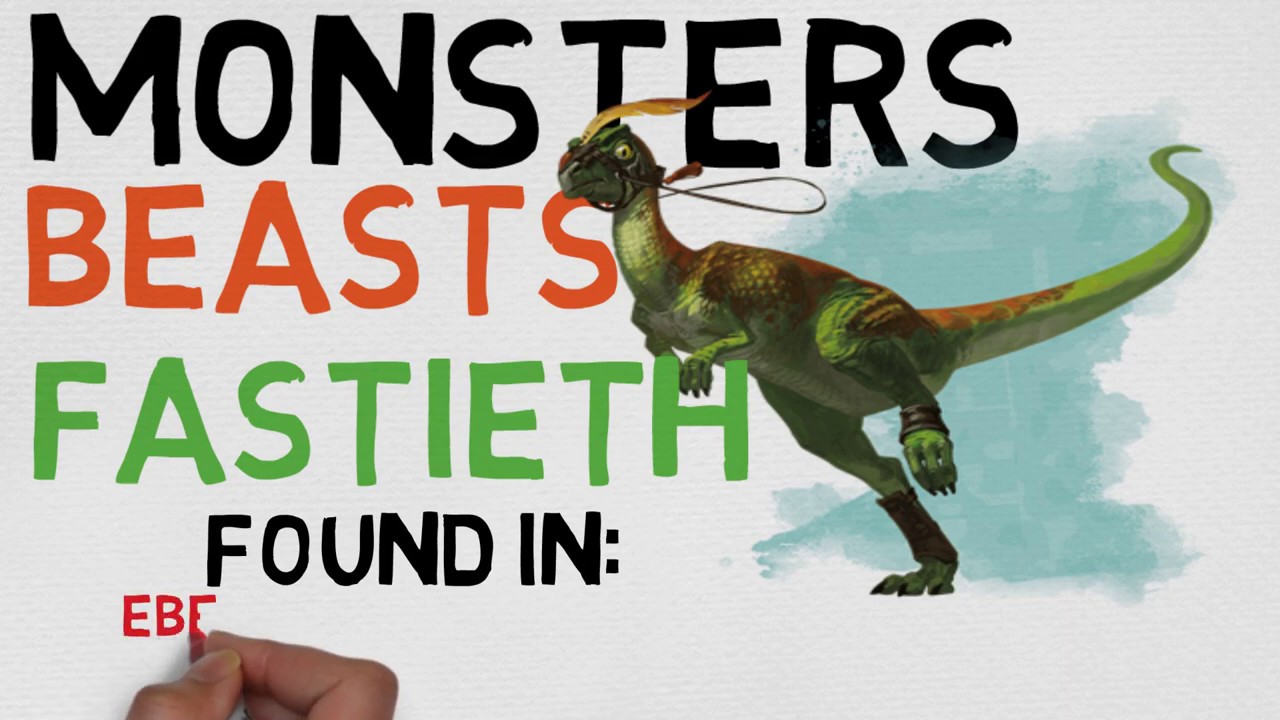 Beast #55: Fastieth (DnD 5E Monsters)