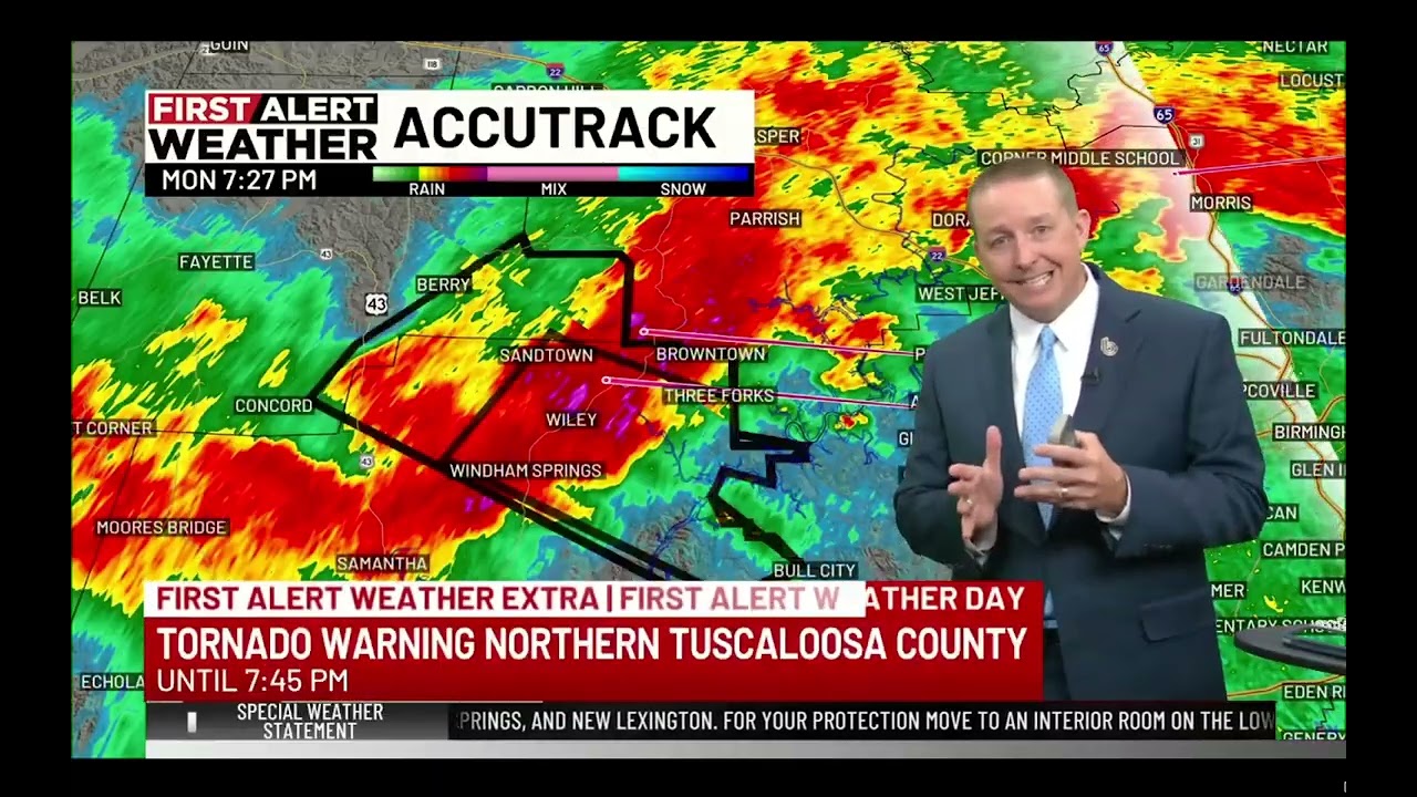 WBRC 6 Severe Weather Coverage March 9, 2026