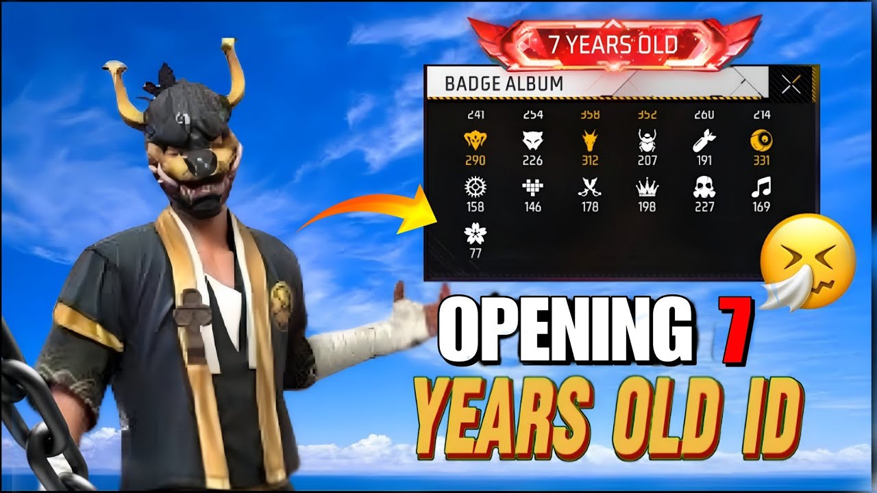 I FOUND MY 7 YEARS OLD FREE FIRE ID
