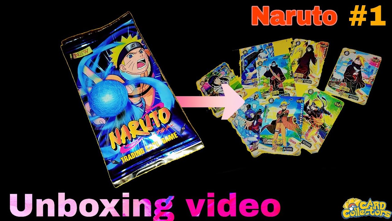 unboxing of Naruto card #1 part