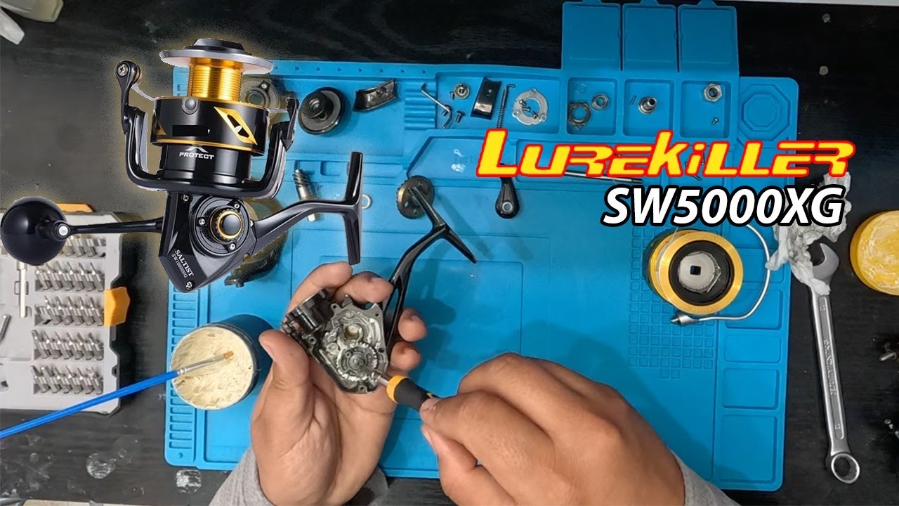 D&Eacute;MONTAGE ET (ENTRETIEN-NETTOYAGE) LUREKILLER SALTIST CW5000 XG Moulinet SPINNING