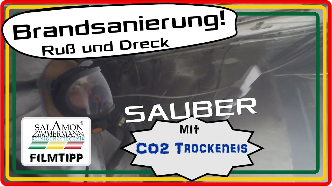 Mit CO2 Trockeneis die Brandsanierung durchführen