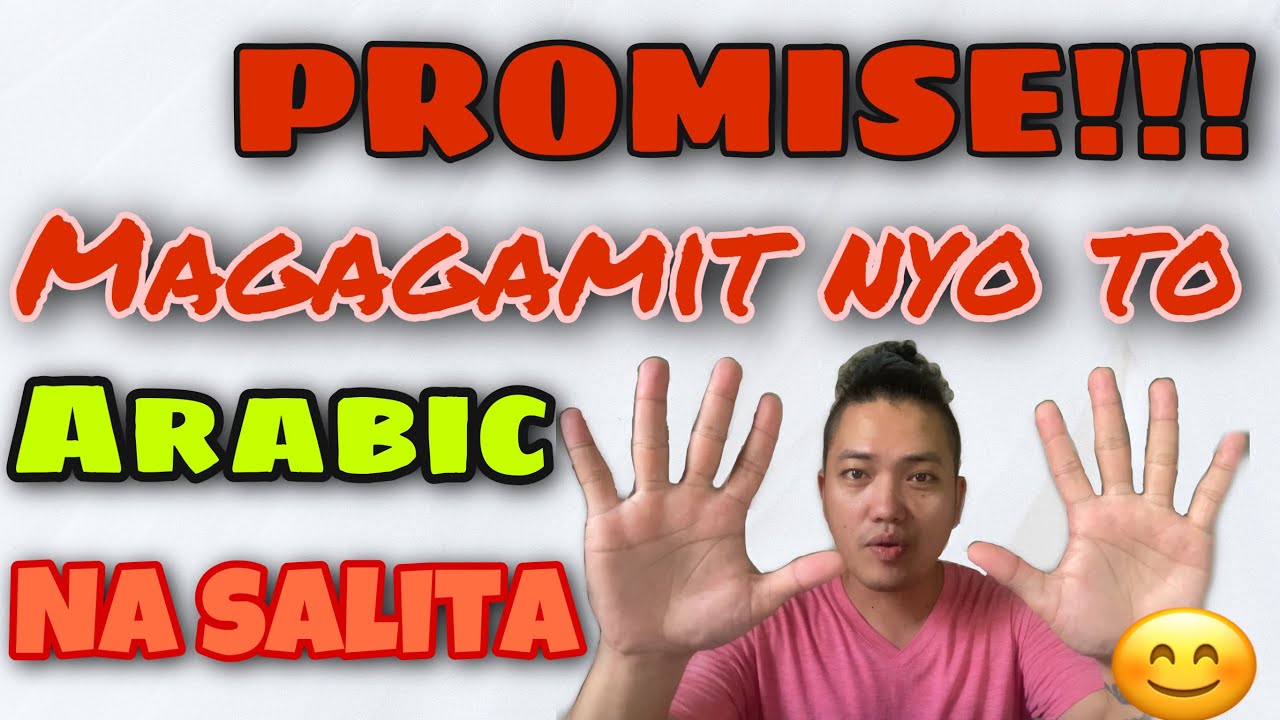 10 IMPORTANTENG ARABIC na Salita||KAILANGANG Malaman ng mga PINOY (Bagohang OFW)