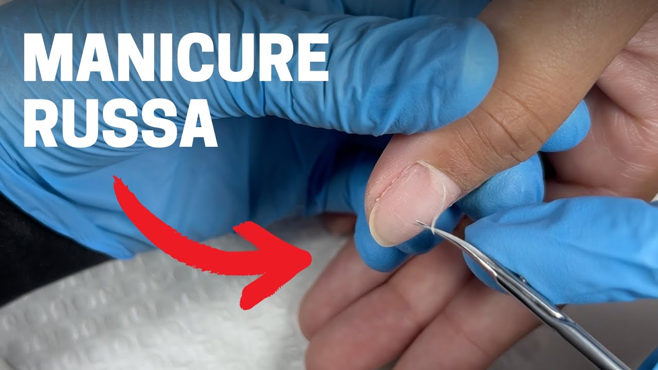 Como tirar cutícula com a tesoura - Manicure Russa