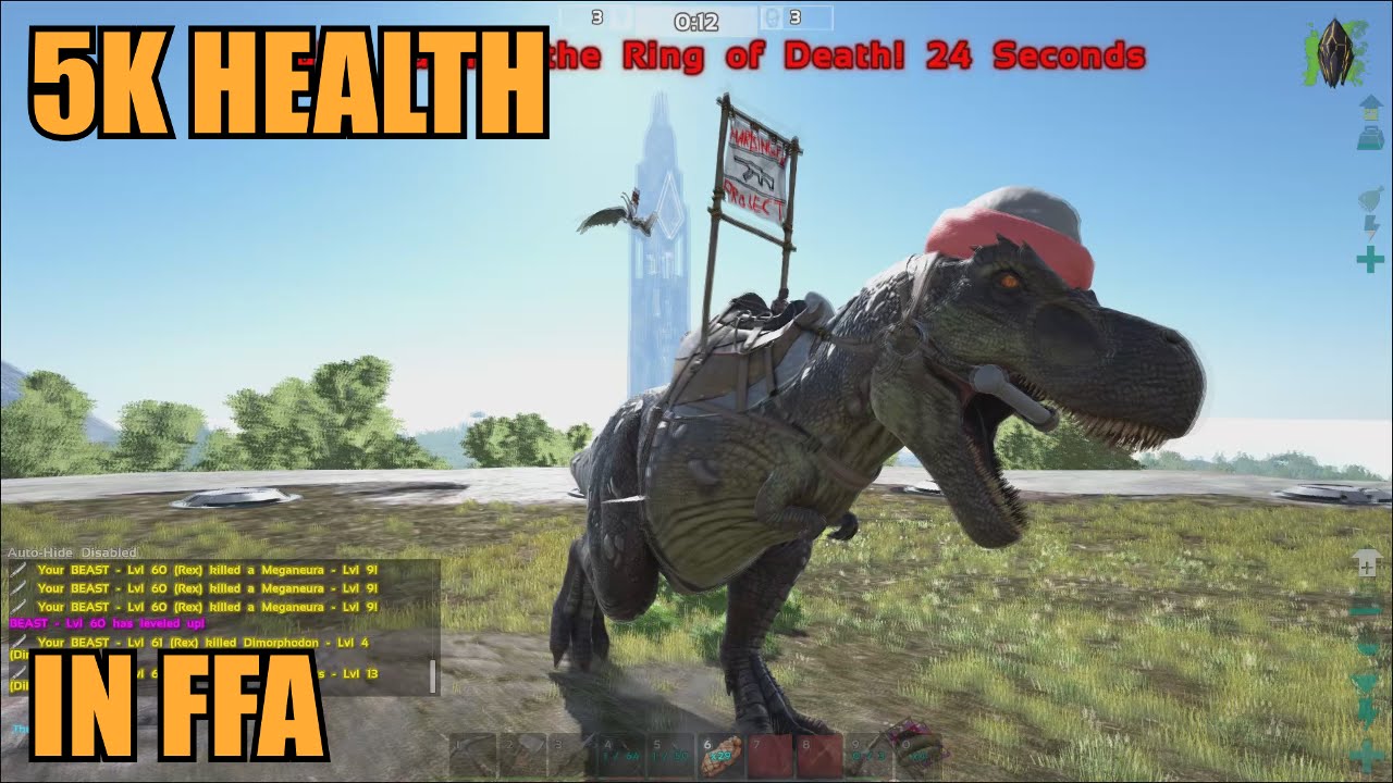 5 K HEALTH ON A REX?! ( Ark SOTF Highlights:54 )