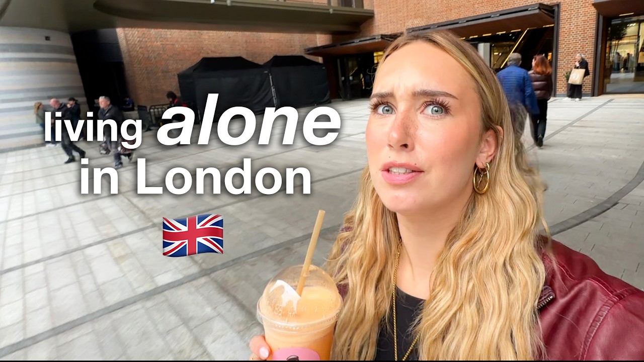 Живу одна в Лондоне как одинокая девушка (еженедельный видеоблог)