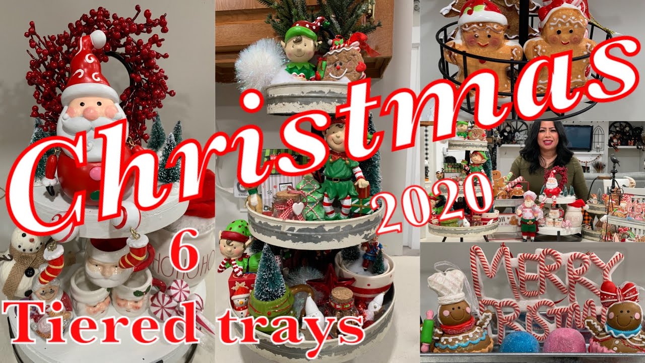 Christmas Tiered Tray 2020 | Gingerbread Tiered Tray