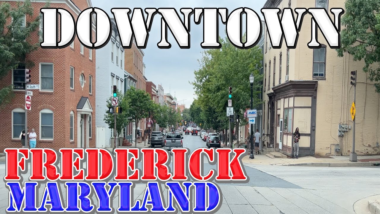 Frederick - Maryland - 4K Downtown Drive