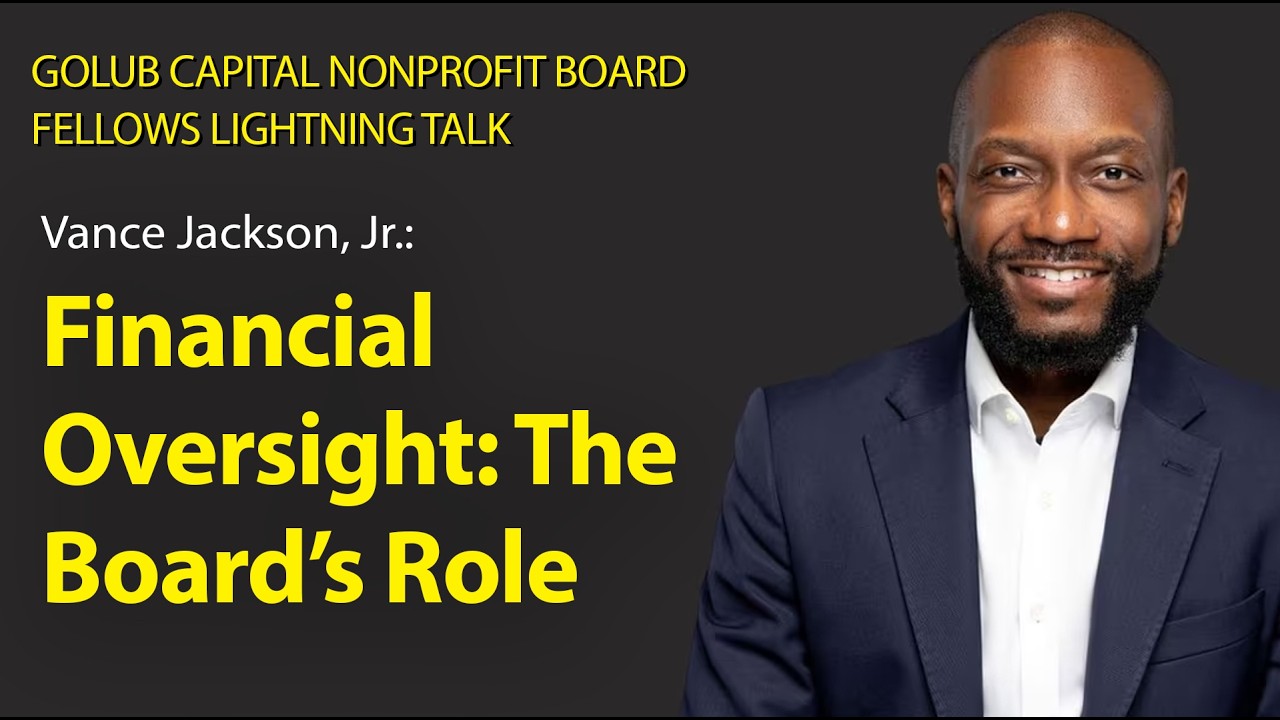 Financial Oversight: The Board’s Role - Nonprofit Lightning Talk Feb 16