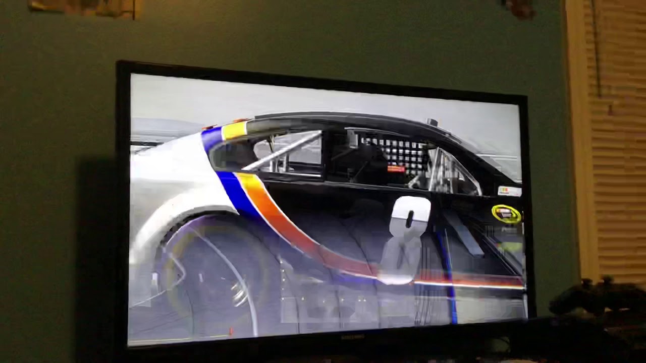 NASCAR 15 career mode win at Fontana motor speedway