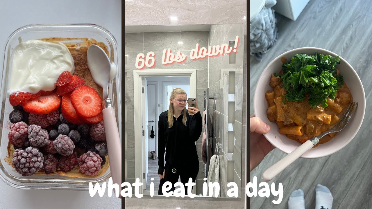 what i eat in a day | calorie deficit | weightloss | 66lbs down